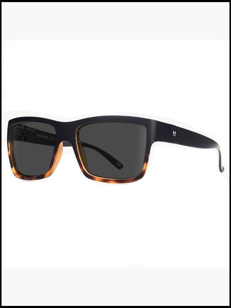 Piston Xl Polarized Sunglasses, Black Matte Frame, Plastic